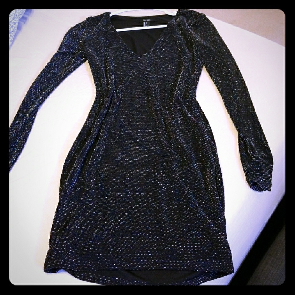 Mini black dress